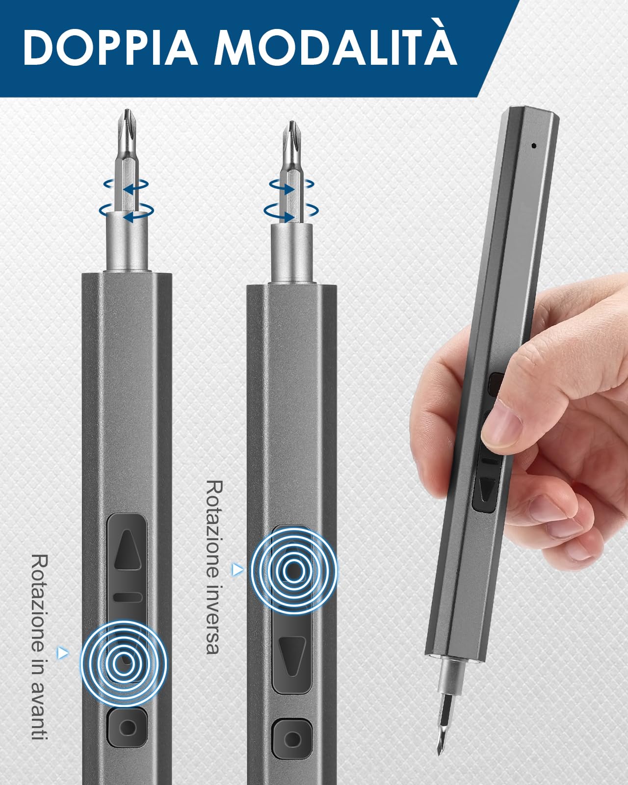 Vastar Electric Screwdriver, 152 in 1 Cordless Mini Precision Screwdriver Set with 119 Magnetic Precision Bits, Rechargeable Portable Repair Tool Kit with LED Lights for Electronics Phones