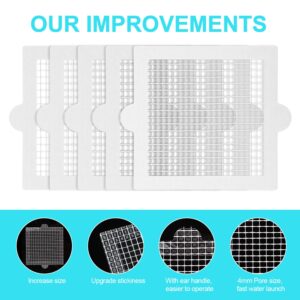 25pcs Shower Drain Hair Catchers, Drain Protector Mesh Strainer Sticker Flat Shower Drain Cover Hair Drainer Hair Filter Hair Trap Catcher Stopper for Shower Drain Bathroom Bathtub Kitchen