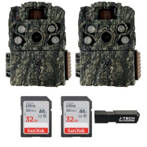 generic (2) browning strike force fhdr trail game camera bundle includes 32gb memory card and j-tech card reader (26mp) | btc5fhdr, camo