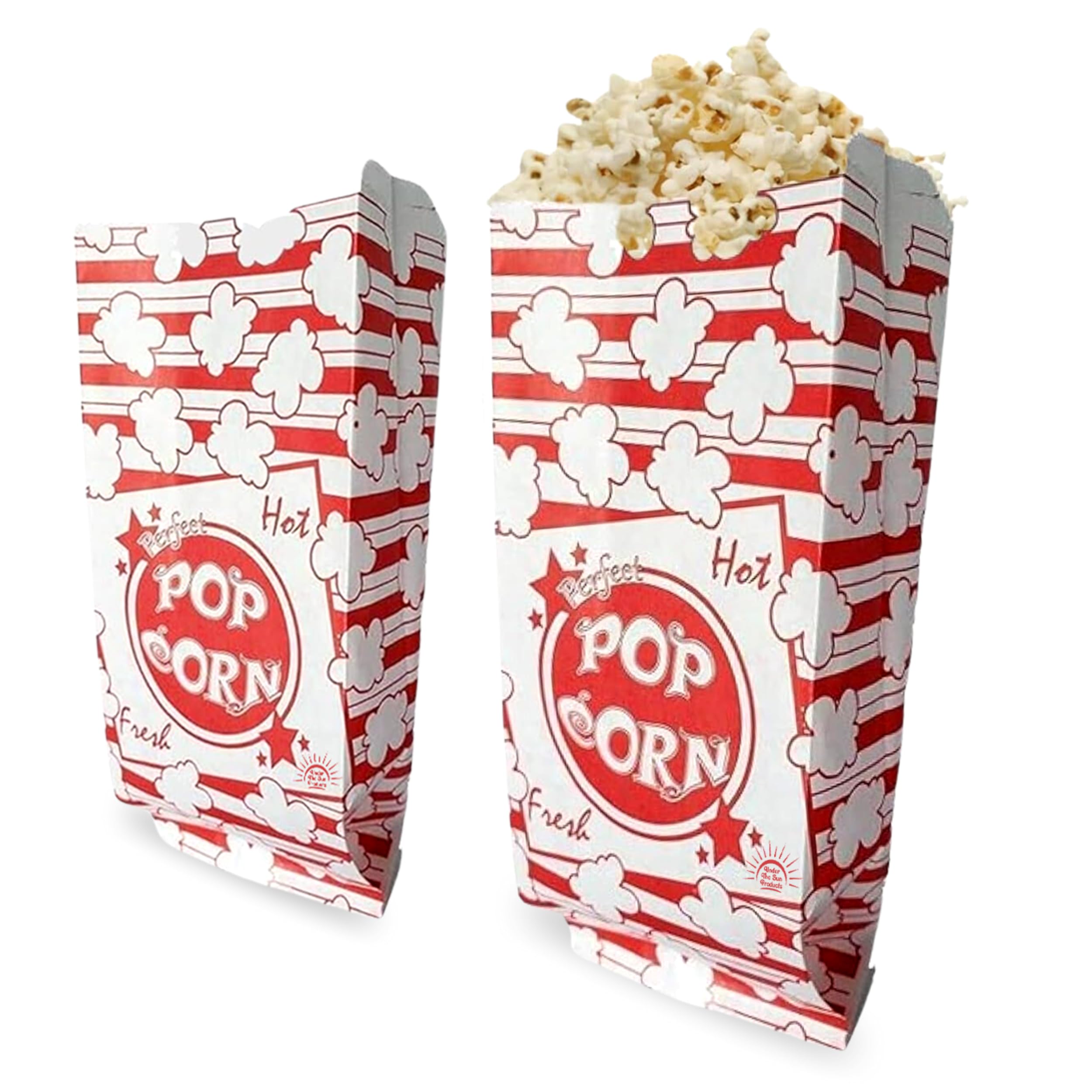 1oz Paper Popcorn Bags for Individual Servings - Pack of 250ct