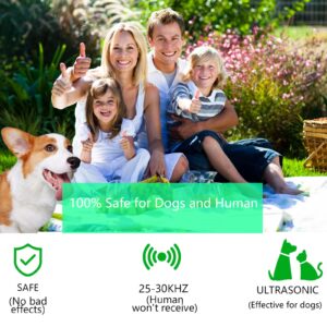 SHATWO Dog Bark Deterrent Device, Anti Barking Device for Dogs Less Than 50 lbs, Rechargeable USB Dog Bark Control Devices, No Need to Yell, Safe for Dogs Human Portable, Dog Training Behavior Aids