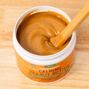 iHeartDogs Hemp Calming Peanut Butter for Dog Anxiety - Helps Promote Calm in Stressful Situations