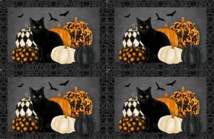 generic northcott hallow's eve by cerrito creek studio dp27082 99 placemats - digital fabric, mixed