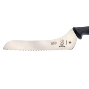 Mercer Culinary Millennia Black Handle Offset Bread Knife, 7-Inch