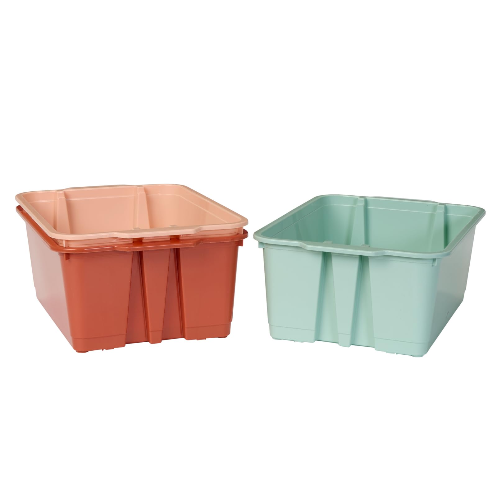 Really Good Stuff Boho Stacking Bins - Set of 6