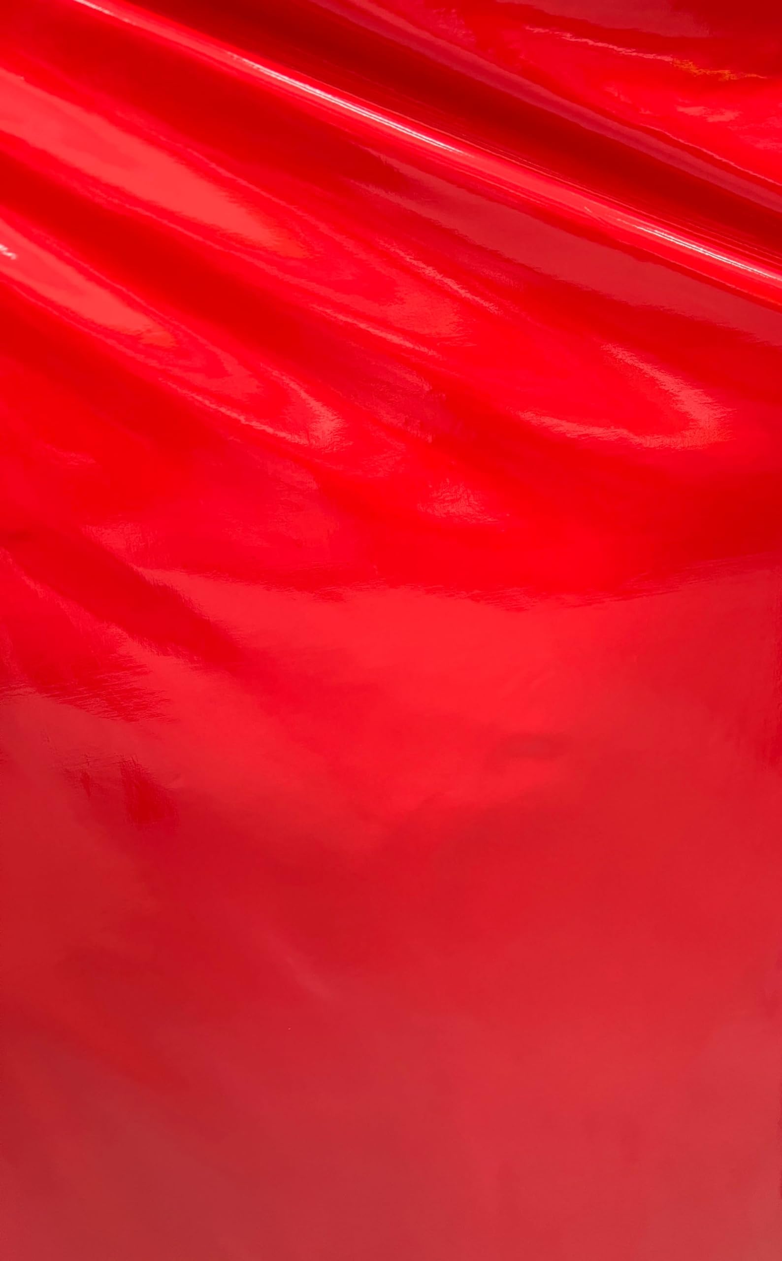 Shiny Red 4-Way Stretch Vinyl Latex Fabric by The Yard, 60" Wide, DIY, Crafts, Club Wear, Costumes, Cosplay