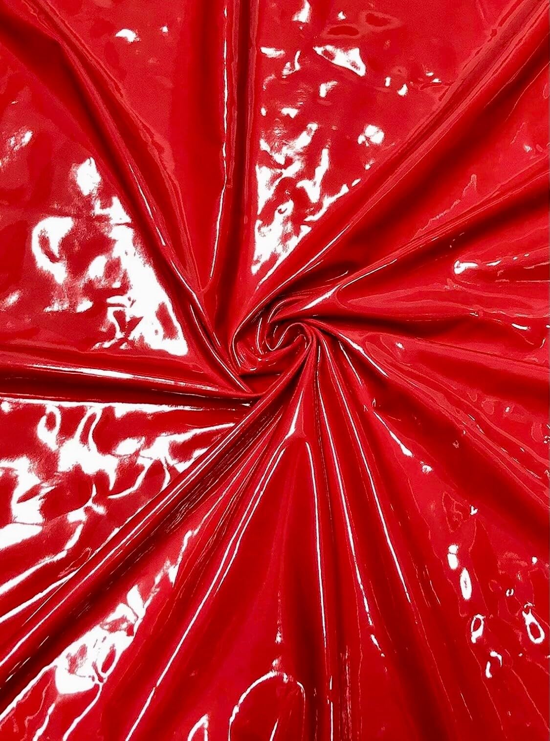 Shiny Red 4-Way Stretch Vinyl Latex Fabric by The Yard, 60" Wide, DIY, Crafts, Club Wear, Costumes, Cosplay