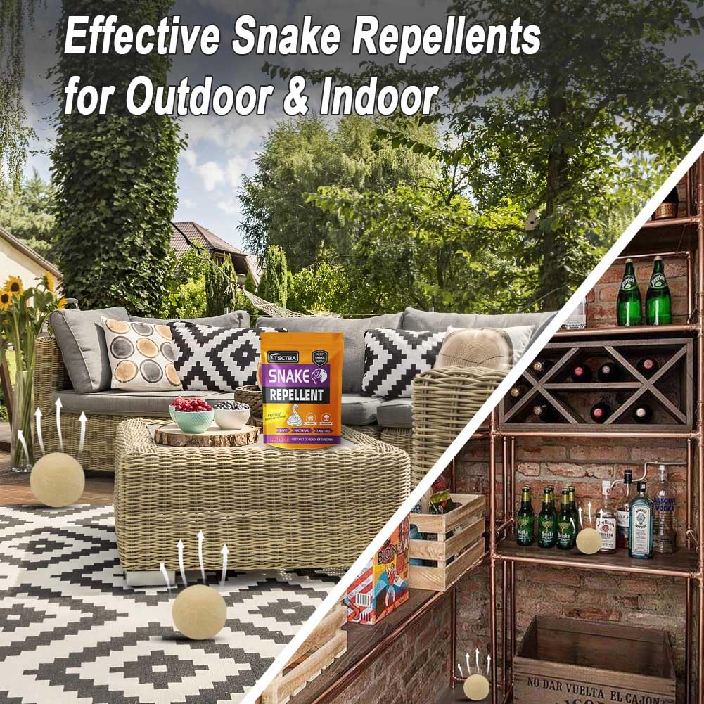 Dsdgkmk Snake Repellent for Yard Powerful, Backyard Snake Repellent Outdoor,Snake Away Repellent for Outdoors, Snake Repellent Pet Safe, Snake Deterrent Outdoor, Snake Repellent Indoor -8P