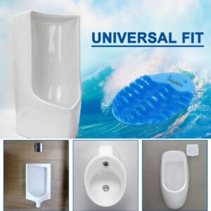 Urinal Screens Deodorizer 24 Pack Urinal Deodorizer Scented Urinal Screen Anti-Splash Urinal Screen for Urinals in Restrooms Restaurants Office Schools (12 Blue+12 Yellow)