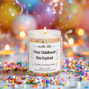 GSPY 18th Birthday Candles - 18th Birthday Gifts for Girls, Boys - 18 Year Old Girl Birthday Gifts - Funny Turning 18, Happy 18th Birthday Gifts for Daughter, Son, Granddaughter, Niece, Friend