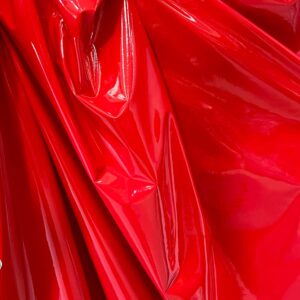 Shiny Red 4-Way Stretch Vinyl Latex Fabric by The Yard, 60" Wide, DIY, Crafts, Club Wear, Costumes, Cosplay