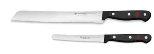 wÜsthof gourmet 2-pc serrated knife set