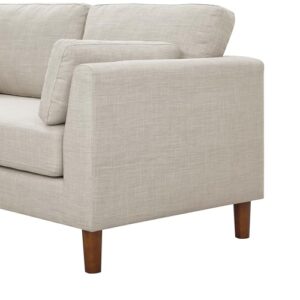 Oadeer Home 57'' Upholstered Loveseat with Pillow Arm