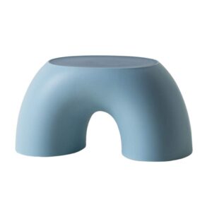 Kcjhagbd Simple Small for Home Half Round Comfortable Children Stool Non-Slip Shoe Changing Stool for Kitchen Bathr Children's Stool Softner