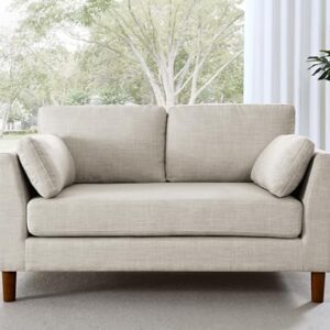 Oadeer Home 57'' Upholstered Loveseat with Pillow Arm