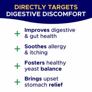 GOODGROWLIES Probiotics for Dogs + Digestive Enzymes - Omega & Pumpkin - Gut Health & Immunity Support - Relieves Diarrhea, Gas, Constipation, Improve Digestion - Made in USA - 120 ct - Beef Bacon