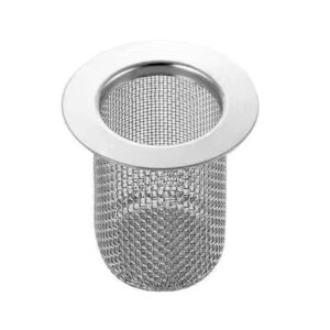 Floor Drain Filter Mesh Basket Filter Hair Trap Strainer Stainless Steel for Kitchen Sink Bathroom Bathtub Wash Basin Shower Bathtub Hair Catcher Sink Drain Stopper Shower Drain Hair Trap