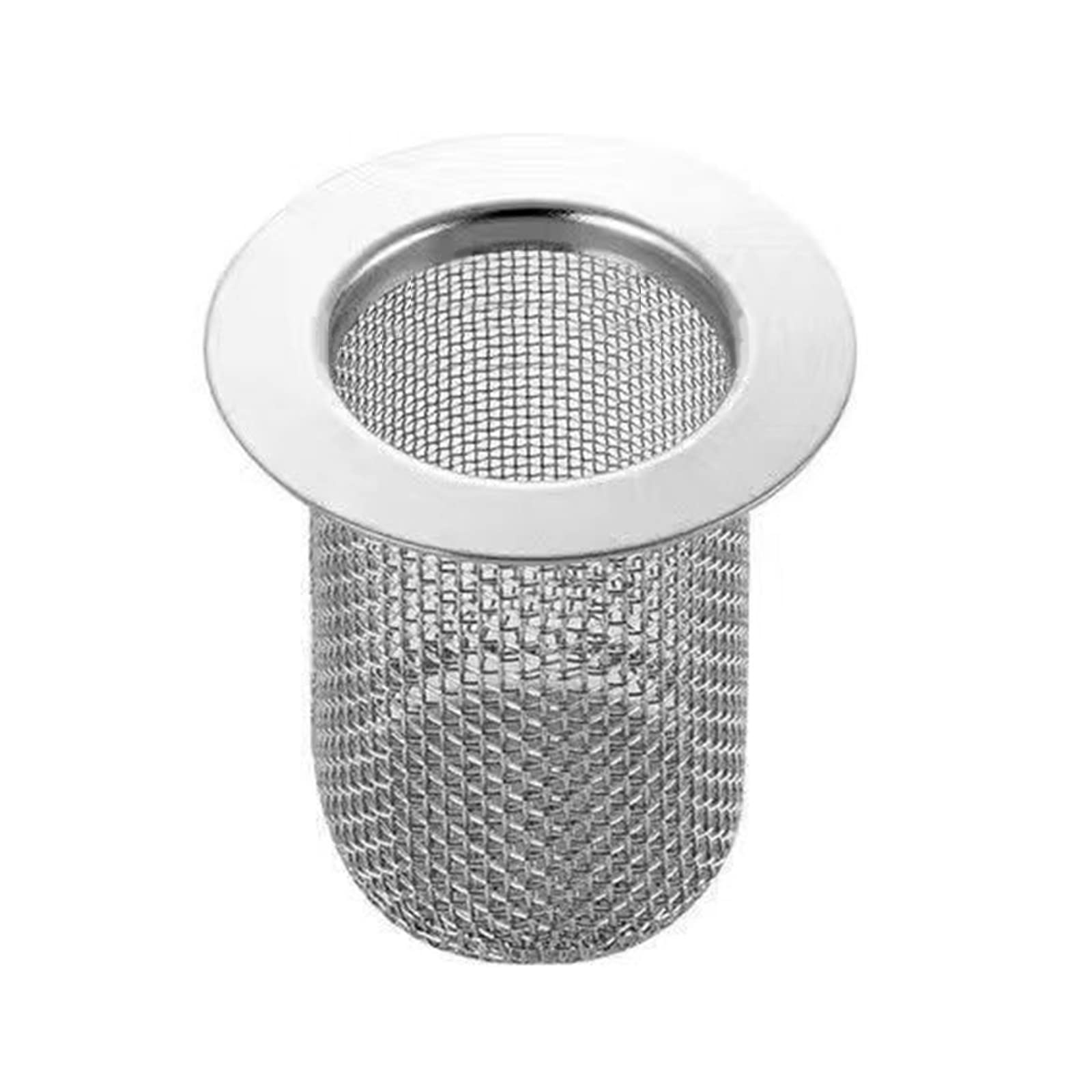 Floor Drain Filter Mesh Basket Filter Hair Trap Strainer Stainless Steel for Kitchen Sink Bathroom Bathtub Wash Basin Shower Bathtub Hair Catcher Sink Drain Stopper Shower Drain Hair Trap