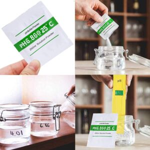 VERENIX 18 Pcs pH Meter Buffer Solution Powder, pH Buffer Calibration Solution Powder, pH Meter Calibration Packets for Precise and Easy use, 4.01pH, 6.86pH and 9.18pH