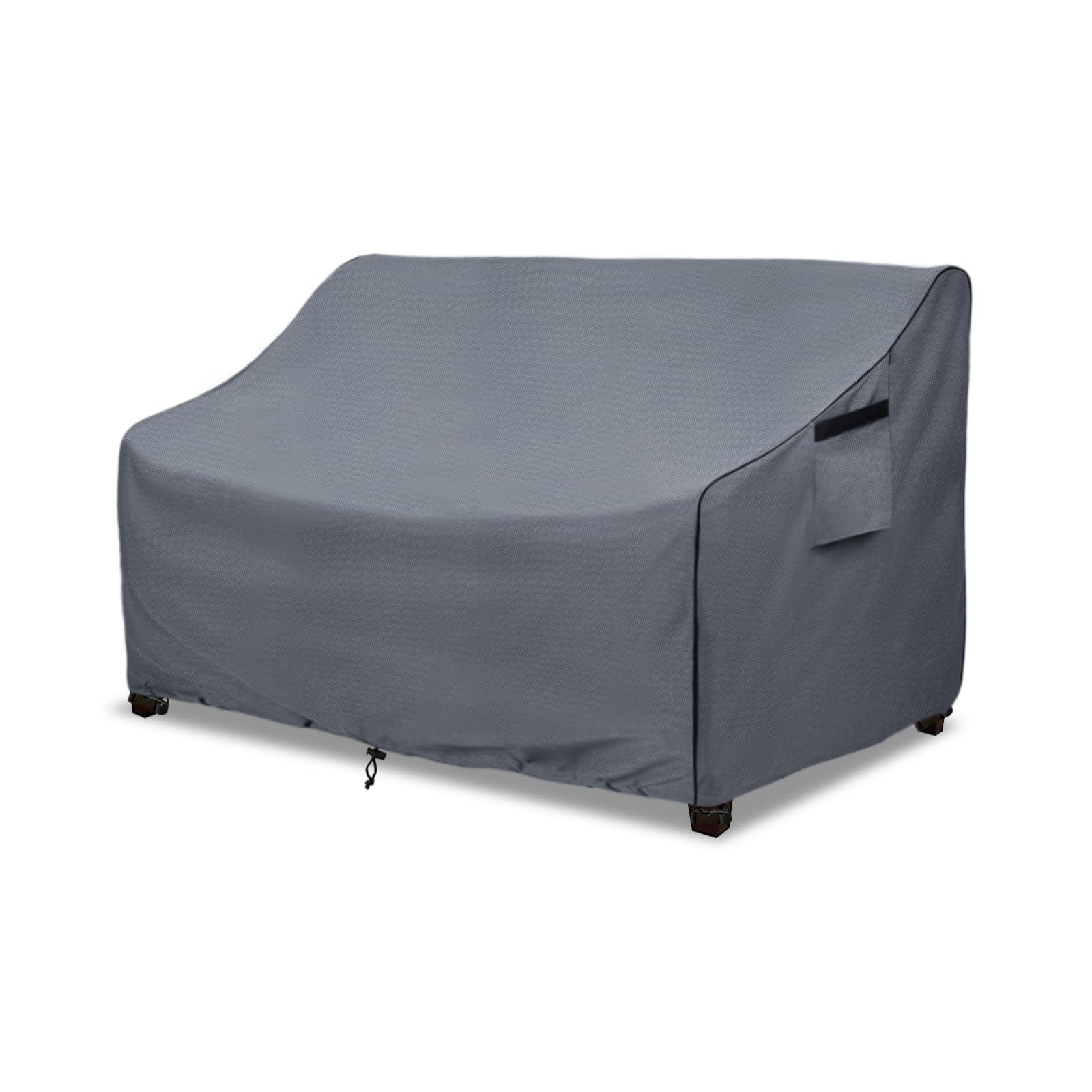 Dalema Outdoor 3-Seater Loveseat Cover,600D Heavy Duty 100% Waterproof Patio Sofa Cover,Furniture Covers for Sofa and Loveseat,79W x 38.5D x 35H Inches,Grey.