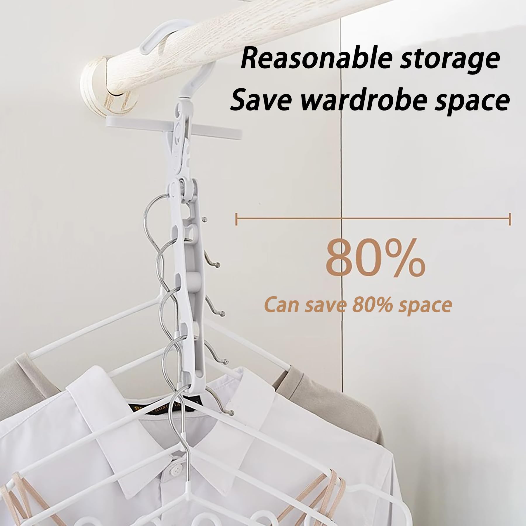 PTZMZB Folding Clothes Drying Rack with 5 Travel Hangers Foldable, Space Saving Foldable Anti Rust Plastic Travel Drying Rack.