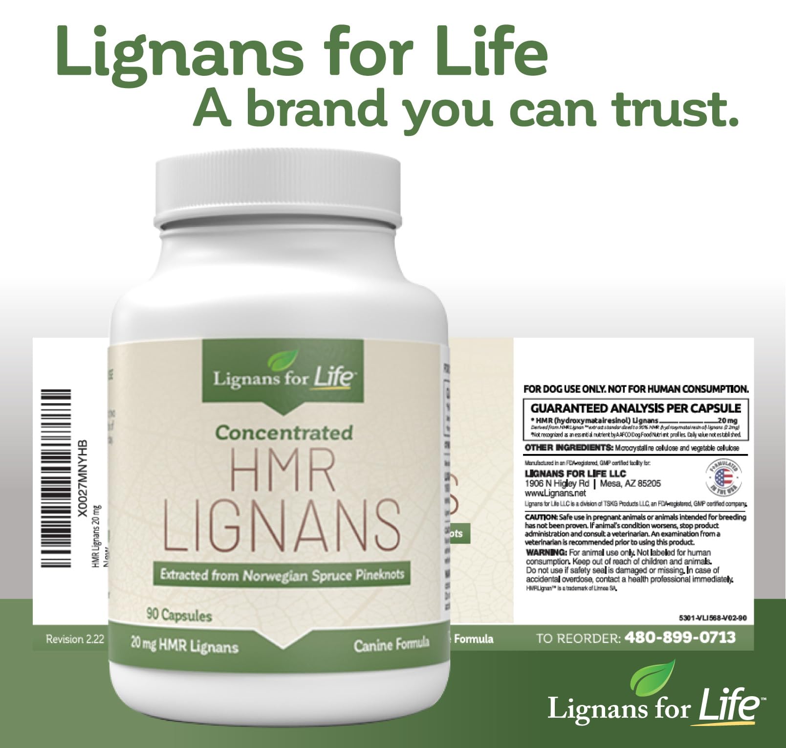 Lignans for Life & K9 Select Pet Care Bundle - HMR Lignans 20mg, 90 Capsules - Melatonin & 3mg, 120 Peanut Butter Flavored Tablets - Multivitamin Dog Wellness Supplement Treats - Medium Size Dog Breed