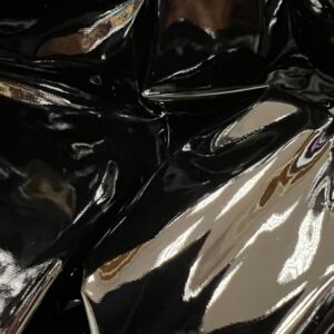 Shiny Black 4-Way Stretch Vinyl Latex Fabric by The Yard, 60" Wide, DIY, Crafts, Club Wear, Costumes, Cosplay