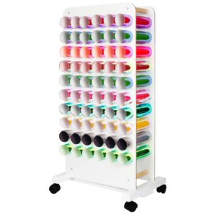 vinyl roll holder storage rack: mobile vinyl storage rack cart with wheels 36 compartments wooden vinyl storage organizer for craft room