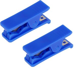 2pcs blue rubber hose cutter ptfe plastic tubing cutter hose tube cutter tool, pipe cutter pipe accurate tube cutting tool for tubing notcher nylon pvc pu tube and hose cut up to 3/4 inch od tube