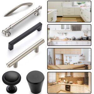 King&Charles Cabinet Hardware Jig, Cabinet Handle Jig + Automatic Hole Punch + Point Drill Bits, Cabinet Jig for Handles and Pulls on Drawers/Cabinets, Cabinet Hardware Template Tool Perfect Set.