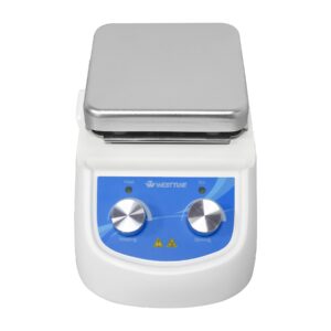 west tune magnetic stirrer hot plate mixer max 2000rpm capacity 2000ml 4.7x4.7 inch hotplate stirrer max 380℃/716℉