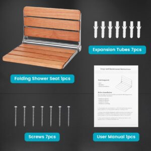 Folding Shower Seat Wall Mounted,Folding Teak Shower Seat Wall Mounted,Stainless Steel Folding Shower Seat,Home Care Teak Shower Chair,Shower Seat Wall Mounted