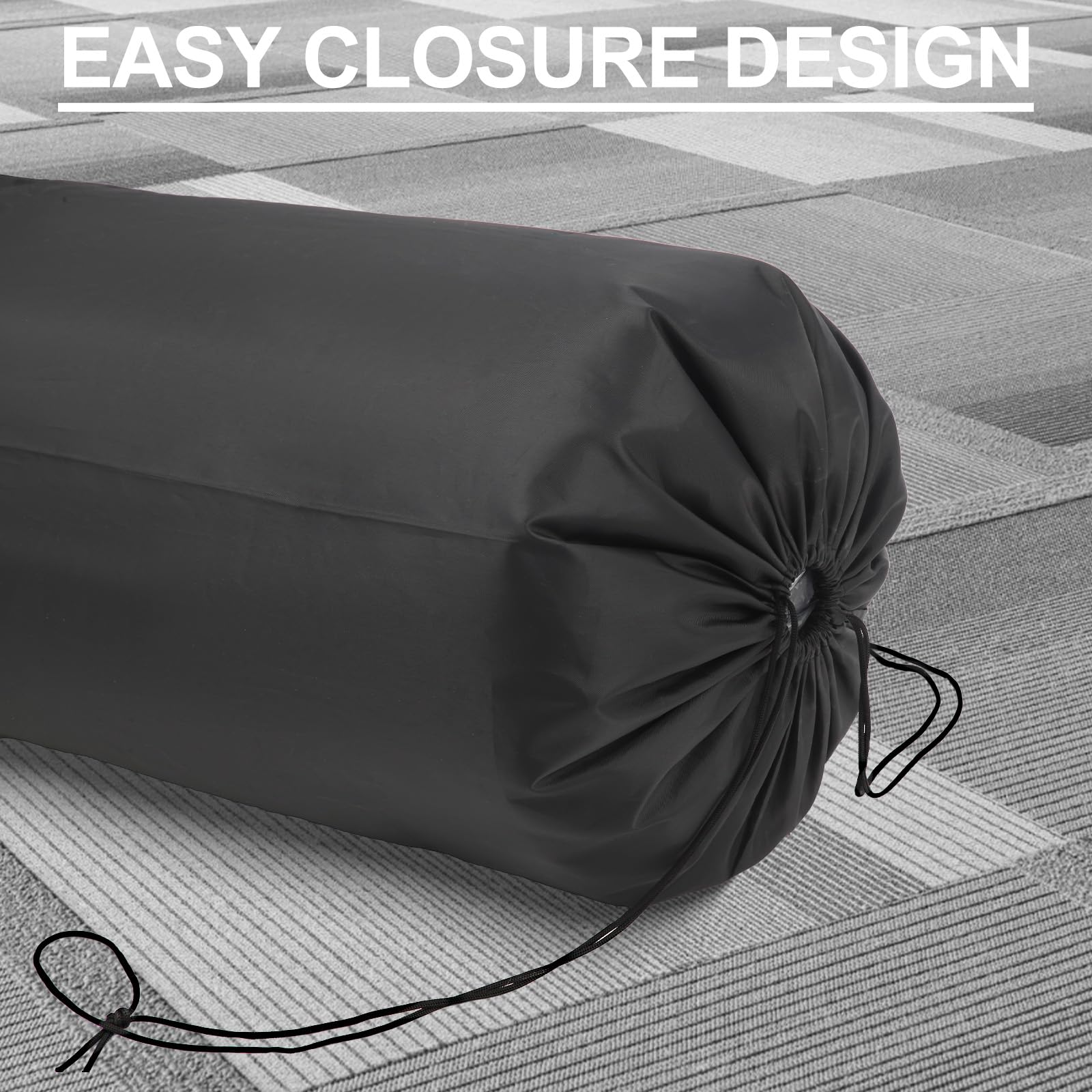 AYIXITIELU Oversized Rug Storage Bag, Heavy Duty Rug Storage Bag with Drawstring - 100''L x 25''W - Fits Rug up to 6'x12', Durable and Waterproof, Streamlined for Moving, Packing, and Shipping