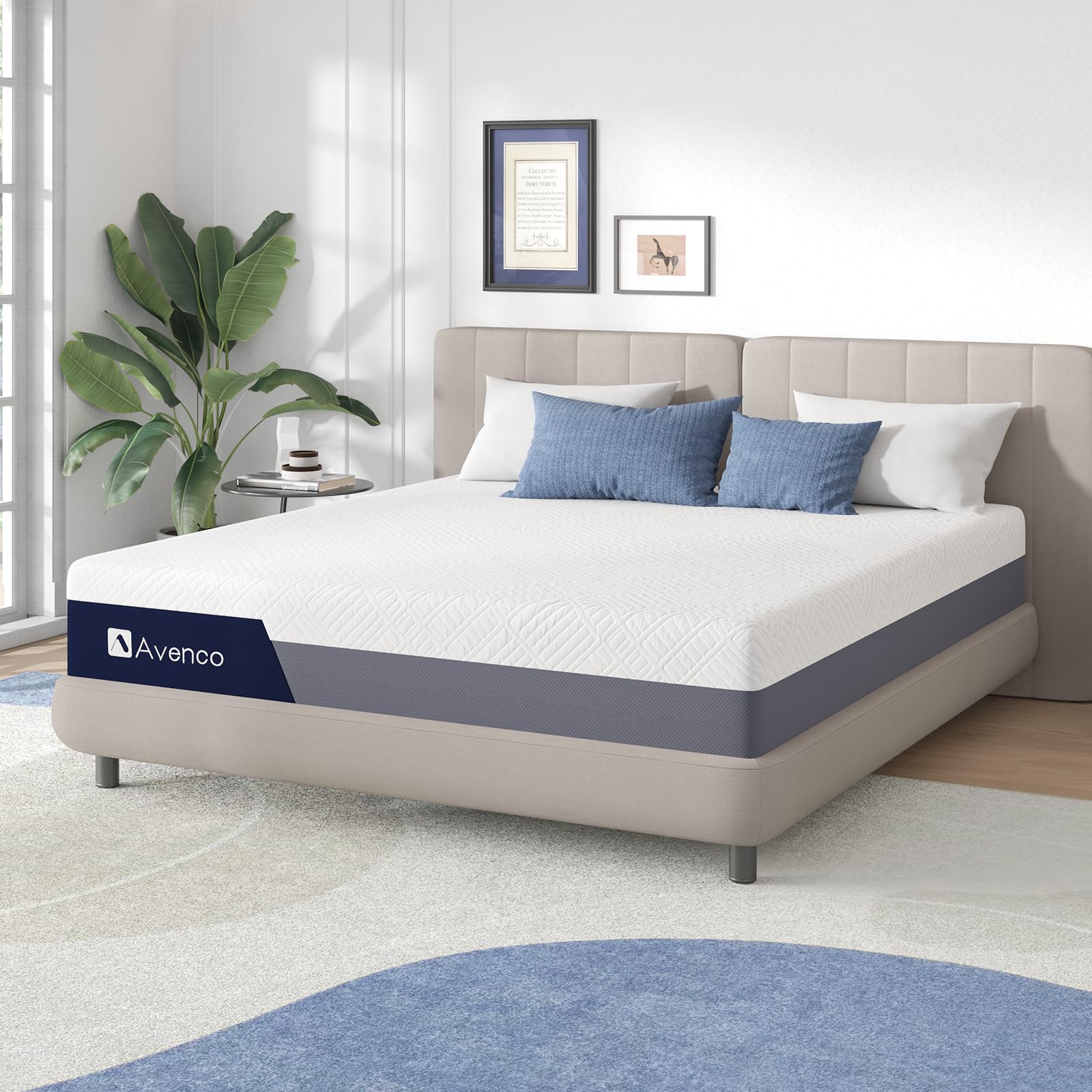 Avenco California King Mattress, 12 Inch Cal King Memory Foam Mattress for Pressure Relief & Cooling Sleep,Mattress in a Box, CertiPUR-US Certified Cali King Mattresses