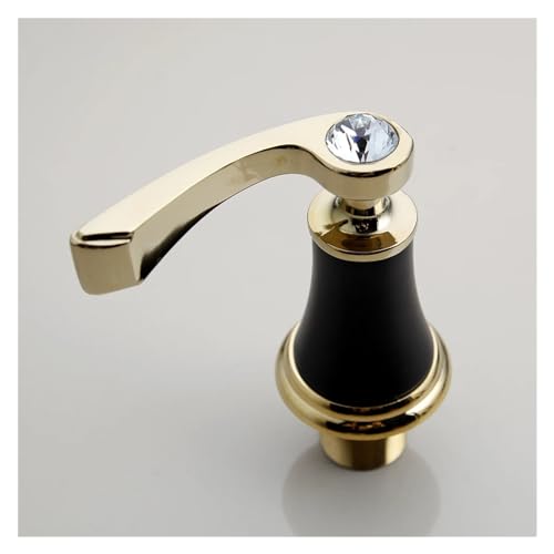 ZOOMLAND Matte Black Gold Bathroom Faucet Base Handle Chrome Plated Brass 3 Piece Bathtub Basin Faucet Taps,Kitchen faucets, BWJ-681