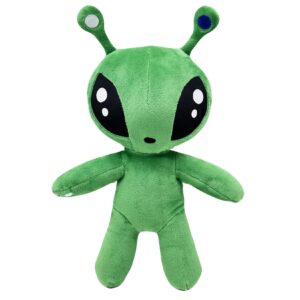 itpz alien plush toy,green alien plush doll,soft alien creature pillow for home kids’room decor,gift for animation fans and doll toys