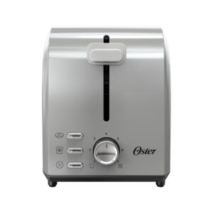 oster 2-slice toaster with extra wide slots, stainless steel