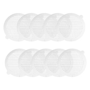 ys0911 10pcs disposables shower drain hair catcher mesh stickers for floor drain bathtub bathroom kitchen filter screen stopper round drain cover