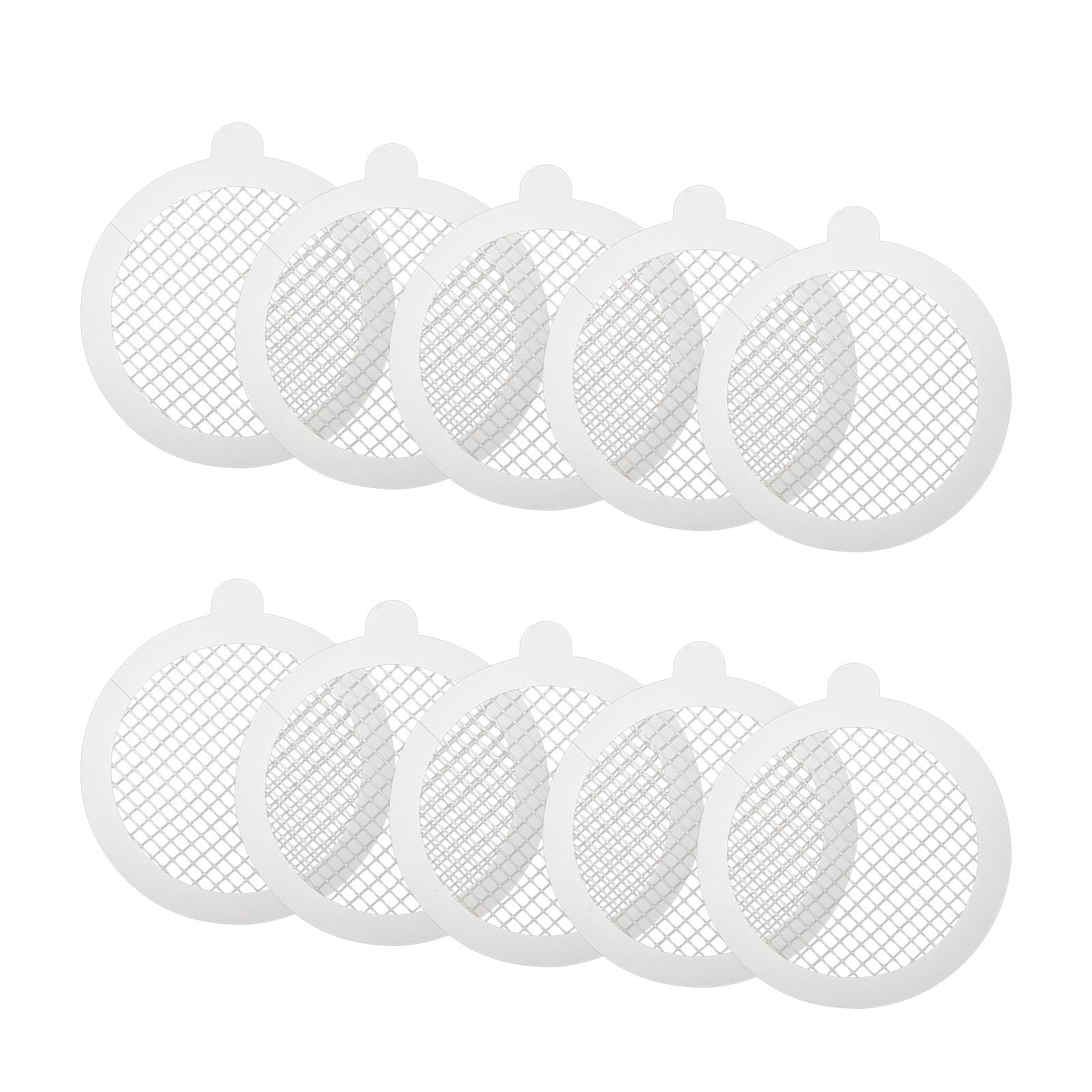 YS0911 10pcs Disposables Shower Drain Hair Catcher Mesh Stickers for Floor Drain Bathtub Bathroom Kitchen Filter Screen Stopper Round Drain Cover