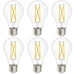 sunco 6 pack led light bulbs a15, 7w=60w, 3000k warm white, 800 lm, dimmable decorative edison vintage bulbs, indoor outdoor, e26 medium base