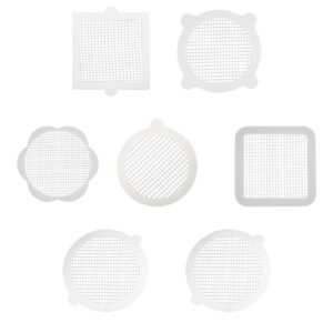 YS0911 10pcs Disposables Shower Drain Hair Catcher Mesh Stickers for Floor Drain Bathtub Bathroom Kitchen Filter Screen Stopper Round Drain Cover