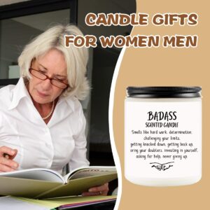 Graduation Gifts for Her Him 2024, Inspirational Gifts for Women Men, Congratulations Gifts, New Job, Promotion, Proud of You Gifts, Handmade Lavender Natural Soy Wax Candle Gifts (7oz)