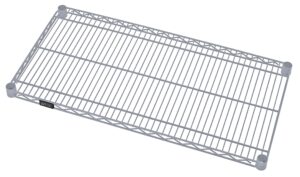 fse quantum 1424gy wire shelf, 24"w x 14"d, 600-800 lb. capacity, gray epoxy finish, nsf