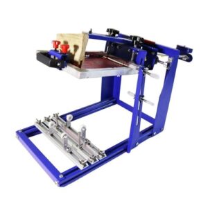 Generic 7.9"" x 9.8"" 20 x 25 cm Manual Cylinder Curved Screen Printing Press for Pen Cup Mug Bottle (Diameter:6.7"")