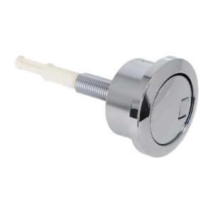 fmbc toilet button compatible with type 280 replacement dual actuation push button silver abs chrome plating push button home improvement