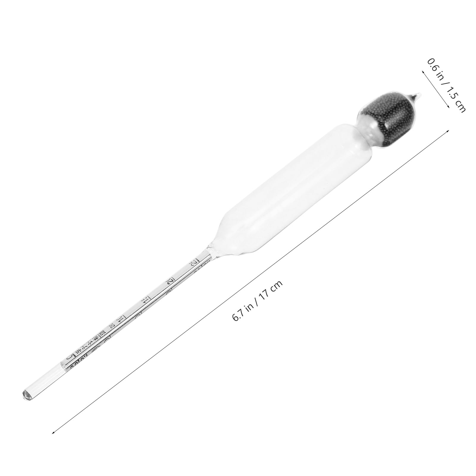 Amosfun Lactometer Dairy Hydrometer for Milk, Whey, Milk Density Tool Kitchen Supply