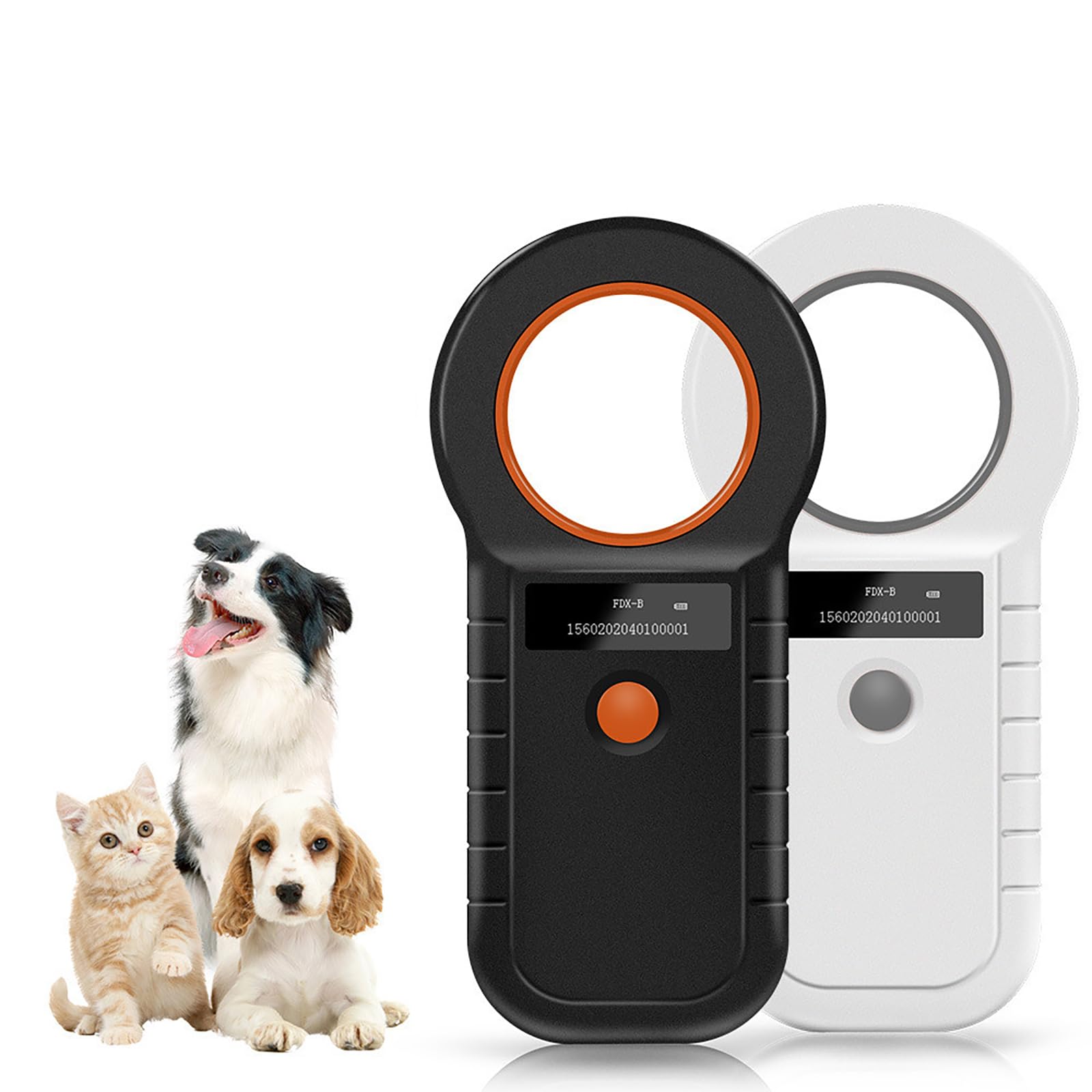 Animal Microchip Reader, Horse Cattle Pets Cat Dog ID Chip Reader Scanner with Display Screen