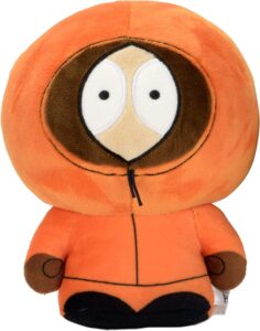 yzonu sp anime plush toys, 8'' kyle cartman kenny butters soft plush doll cute plush pillow stuffed animals toy birthday gifts for children adults and fans（kenny）