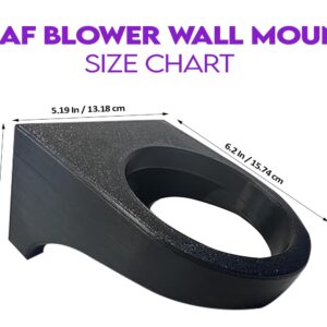 239 Prints Leaf Blower Wall Mount| Blower Holder Mount Rack| Heavy Duty Plastic Wall Holder for Leaf Blower| 3D Printed | Made in USA