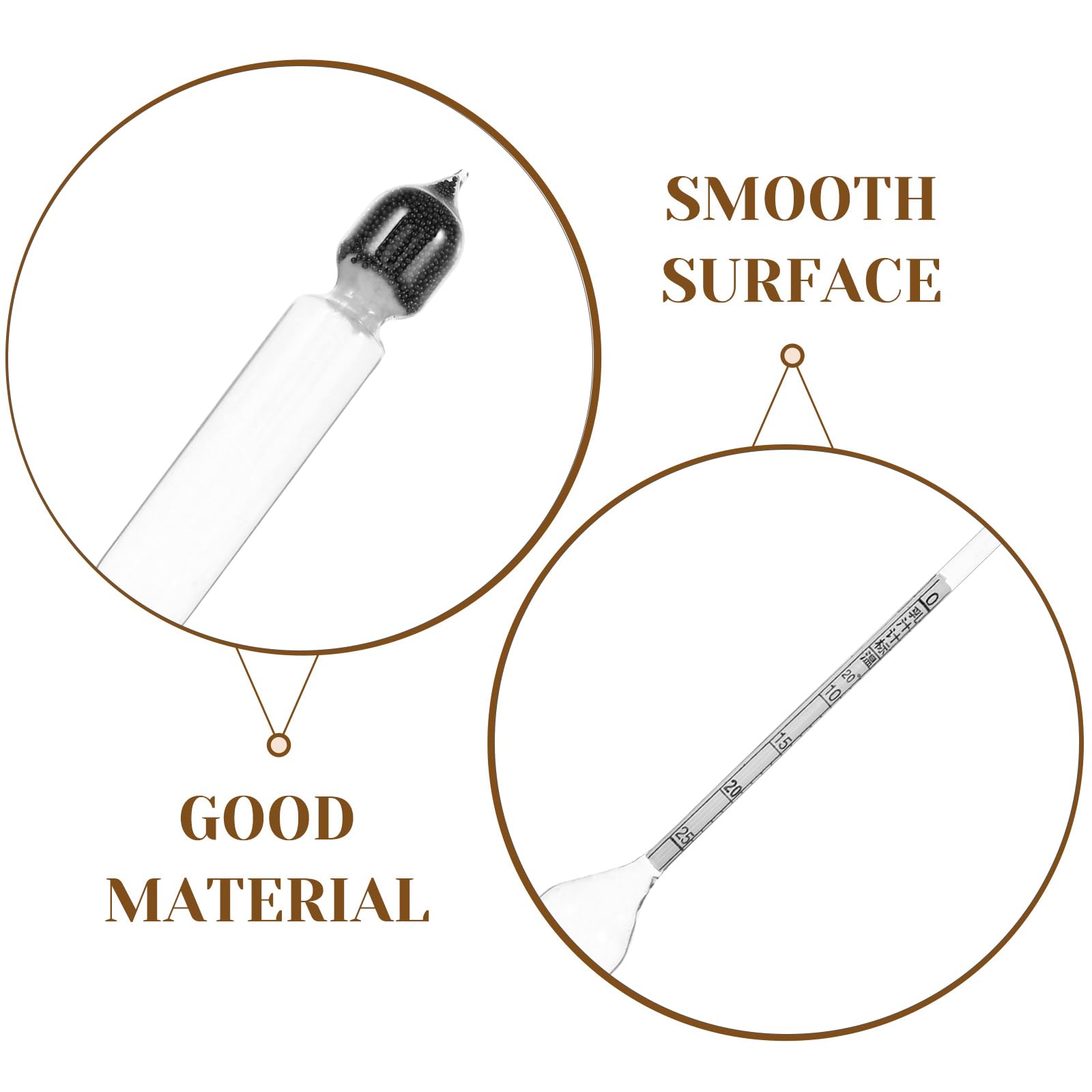 Amosfun Lactometer Dairy Hydrometer for Milk, Whey, Milk Density Tool Kitchen Supply